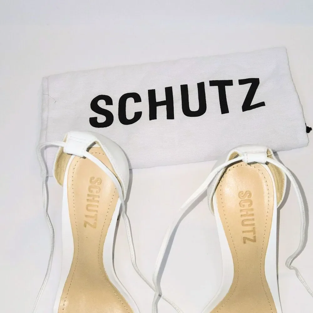 SCHUTZ sandals white